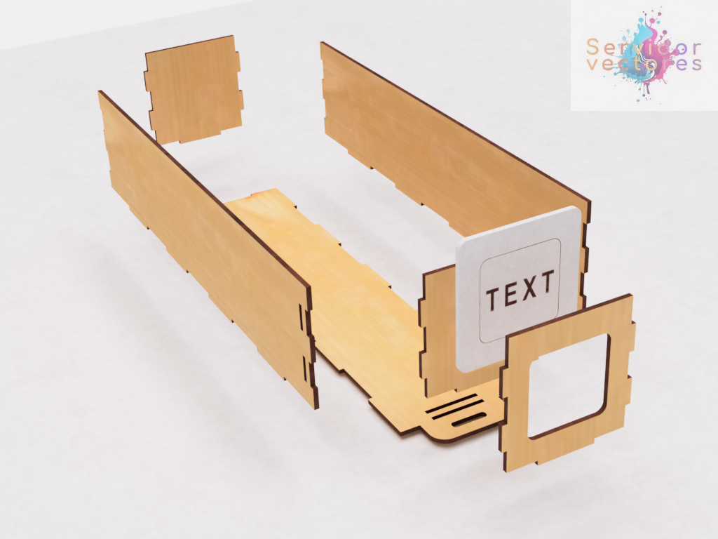 Organizer 16 Drawers Laser cut - Imagen 3