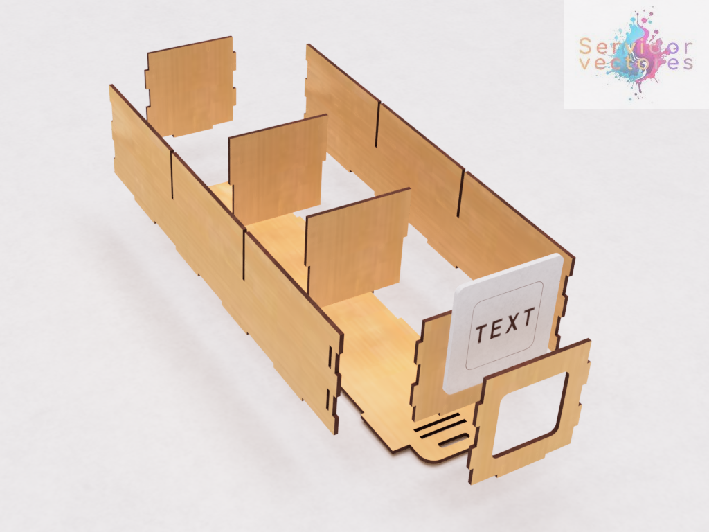 Organizer 16 Drawers Laser cut - Imagen 4