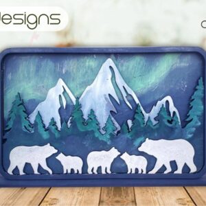 Cuadro Adorno Multicapa – Familia de Animales - ETSY - ETSY