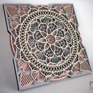 Flor Mandala Multicapa – Elegancia y Armonía en Capas
