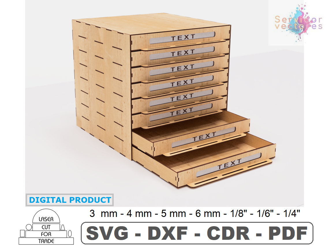 Desk organizer for 8 drawers