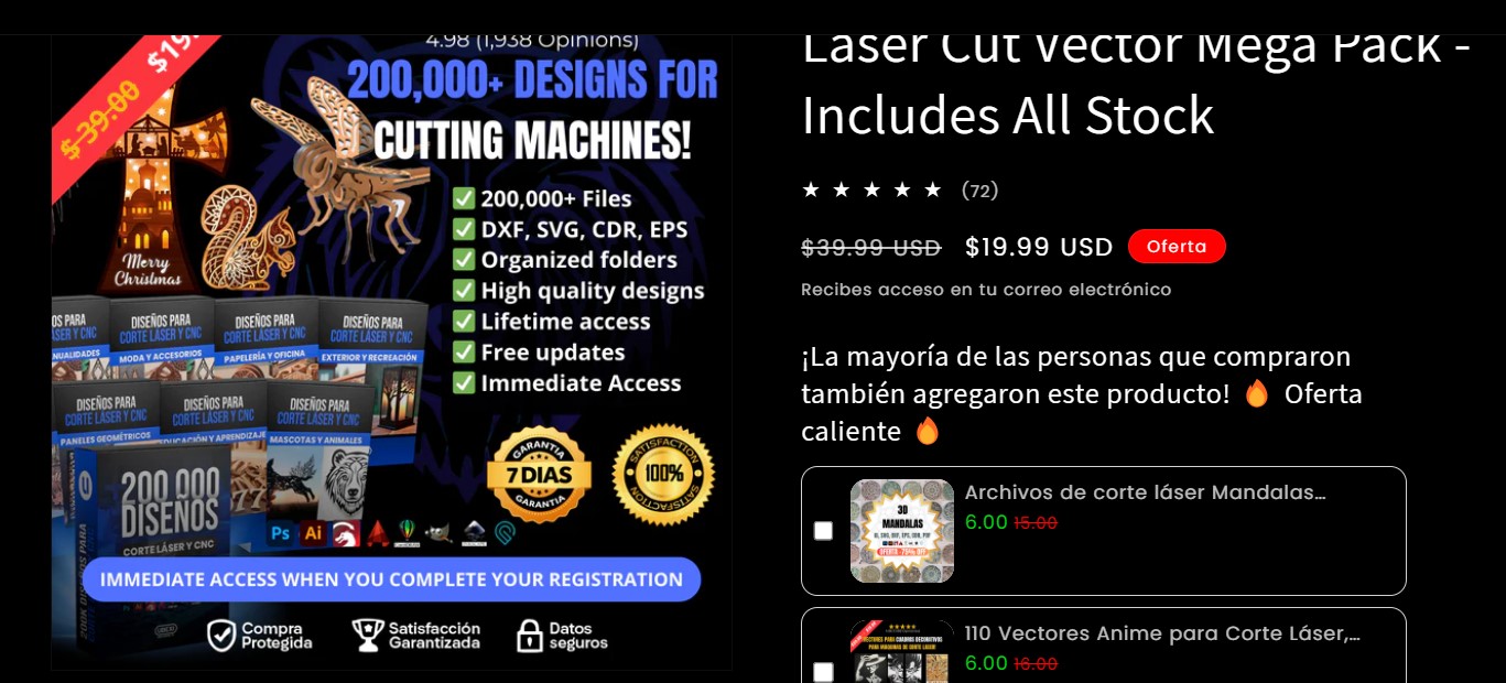 Mega Bundle de 200,000 Archivos de Corte – 12 GB de archivos - Imagen 3