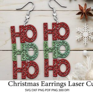 Aretes "Ho Ho Ho"