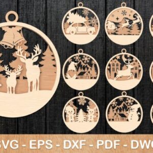 Bundle de Decoraciones Navideñas muchos archivos!!!