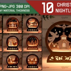Bundle de Lámparas Navideñas  – Iluminación Festiva