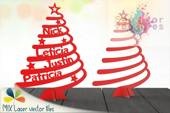 Pequeños Árboles de Navidad Personalizables