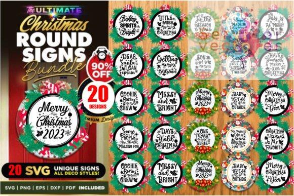 20 Diseños Circulares Navideños - Bundles