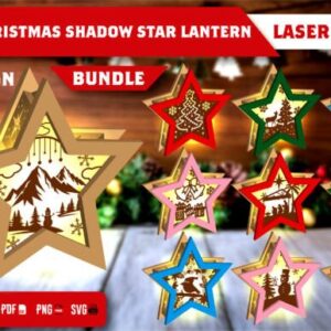 Linterna en Forma de Estrella Navideña - Bundles - Colgantes