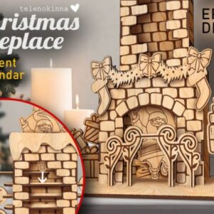 Calendario de Adviento para Corte Láser NAVIDAD