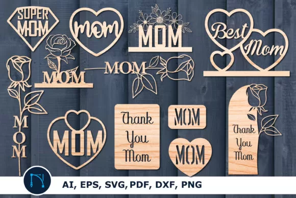 Adornos Día de la Madre - BUNDLES