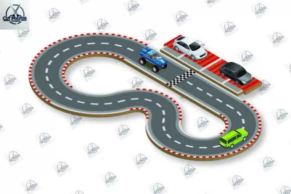 Bundle de Pistas de Autos de Juguete de Madera - Imagen 2