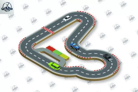 Bundle de Pistas de Autos de Juguete de Madera - Imagen 3
