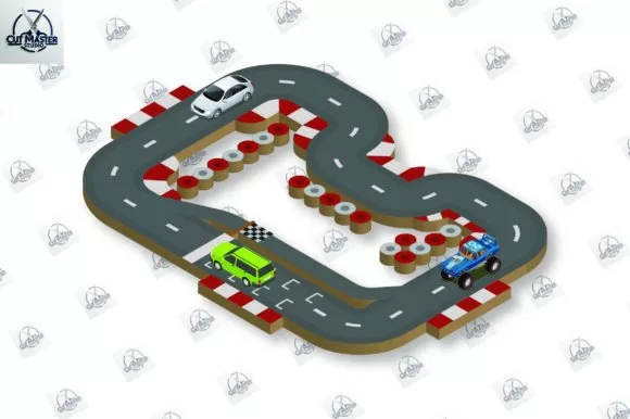 Bundle de Pistas de Autos de Juguete de Madera - Imagen 5