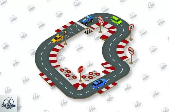 Bundle de Pistas de Autos de Juguete de Madera - Imagen 7