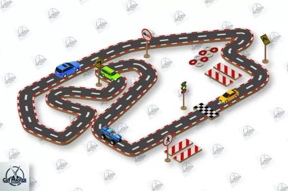 Bundle de Pistas de Autos de Juguete de Madera - Imagen 8