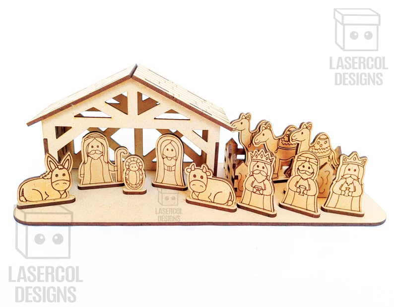Escena de Nacimiento - PESEBRE – ETSY - Imagen 3