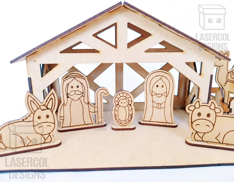 Escena de Nacimiento - PESEBRE – ETSY - Imagen 2