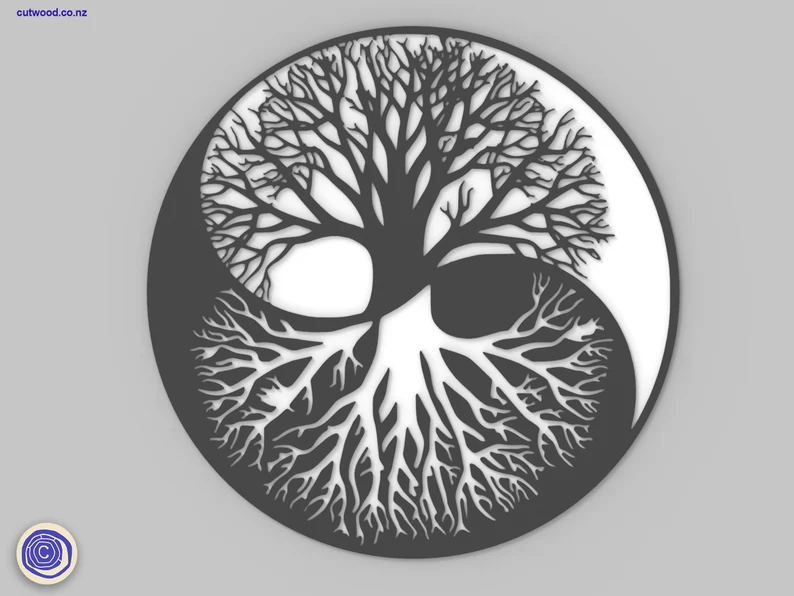 Árbol de la Vida Yin Yang - ETSY - Imagen 3