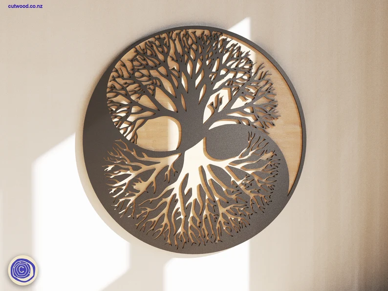 Árbol de la Vida Yin Yang - ETSY