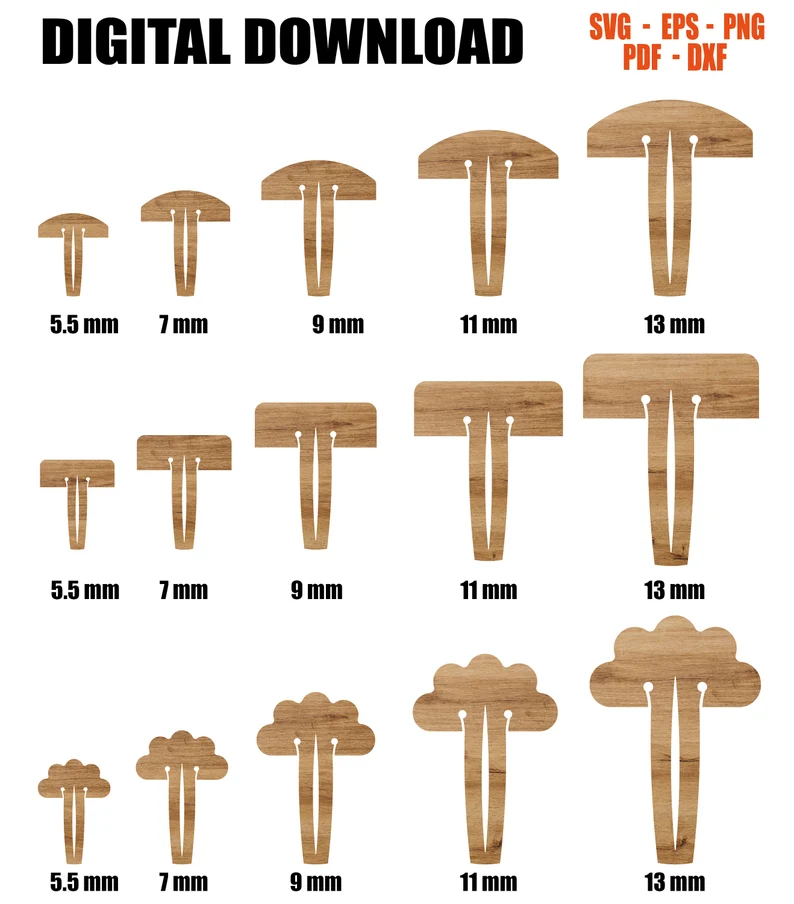Pines para Panal de Corte – ETSY - Imagen 4