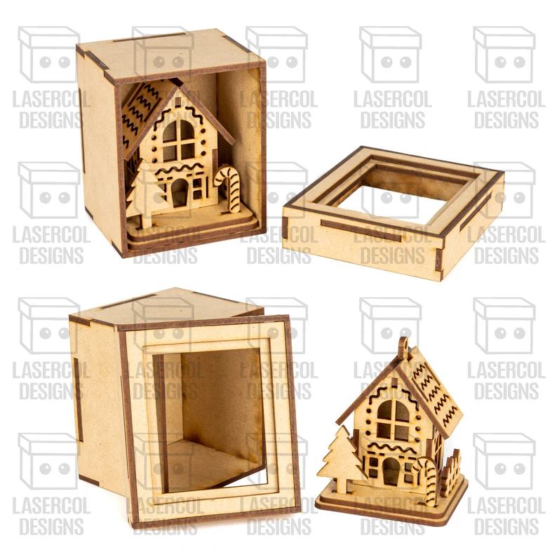 Bundle de Cajas de Casas Navideñas para Adornos – ETSY - ETSY - ETSY - Imagen 6