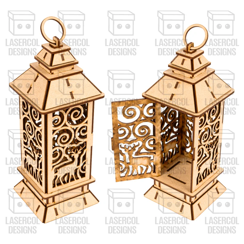 Linternas de Navidad – Conjunto de 5 Estilos Diferentes - ETSY - Imagen 3