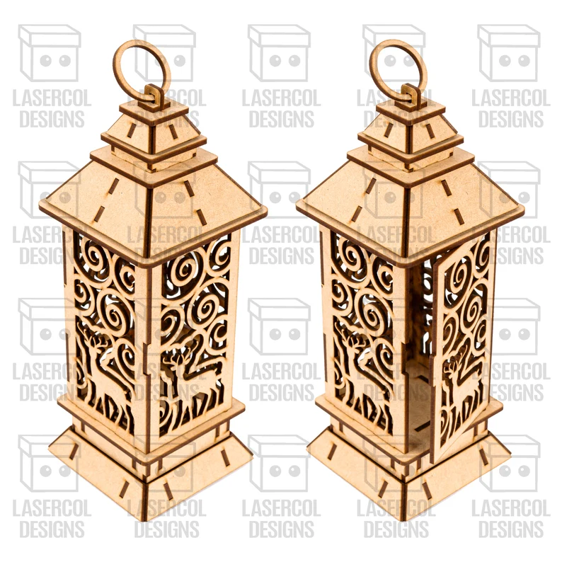 Linternas de Navidad – Conjunto de 5 Estilos Diferentes - ETSY - Imagen 5