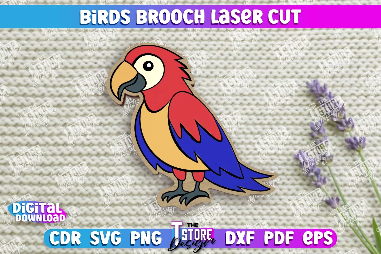 Lote de Broches de Pájaros - BUNDLES - Imagen 8