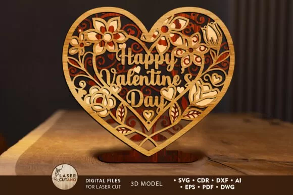 ❤️ Corazón Multicapa para San Valentín 💖