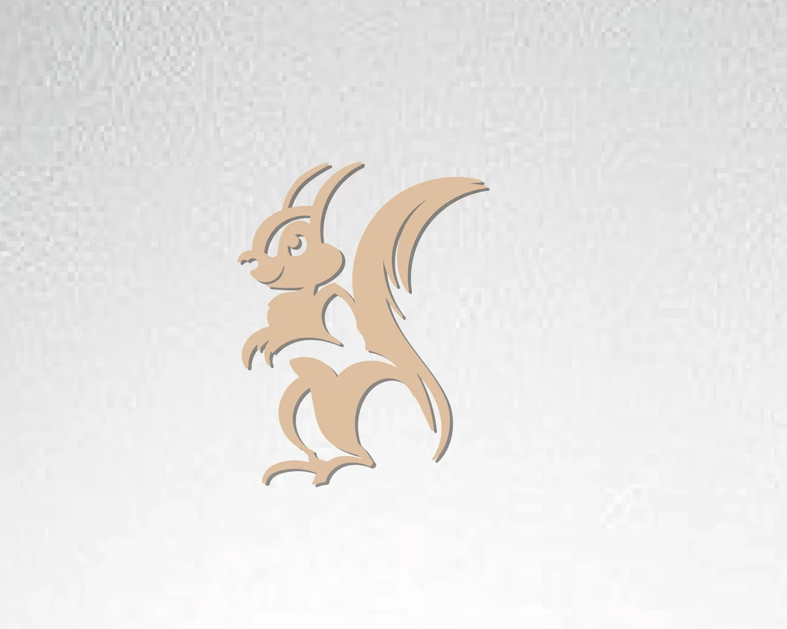 🖼️ Cuadro Colgante Multicapa de Ardilla 🐿️✨ - ETSY - Imagen 4