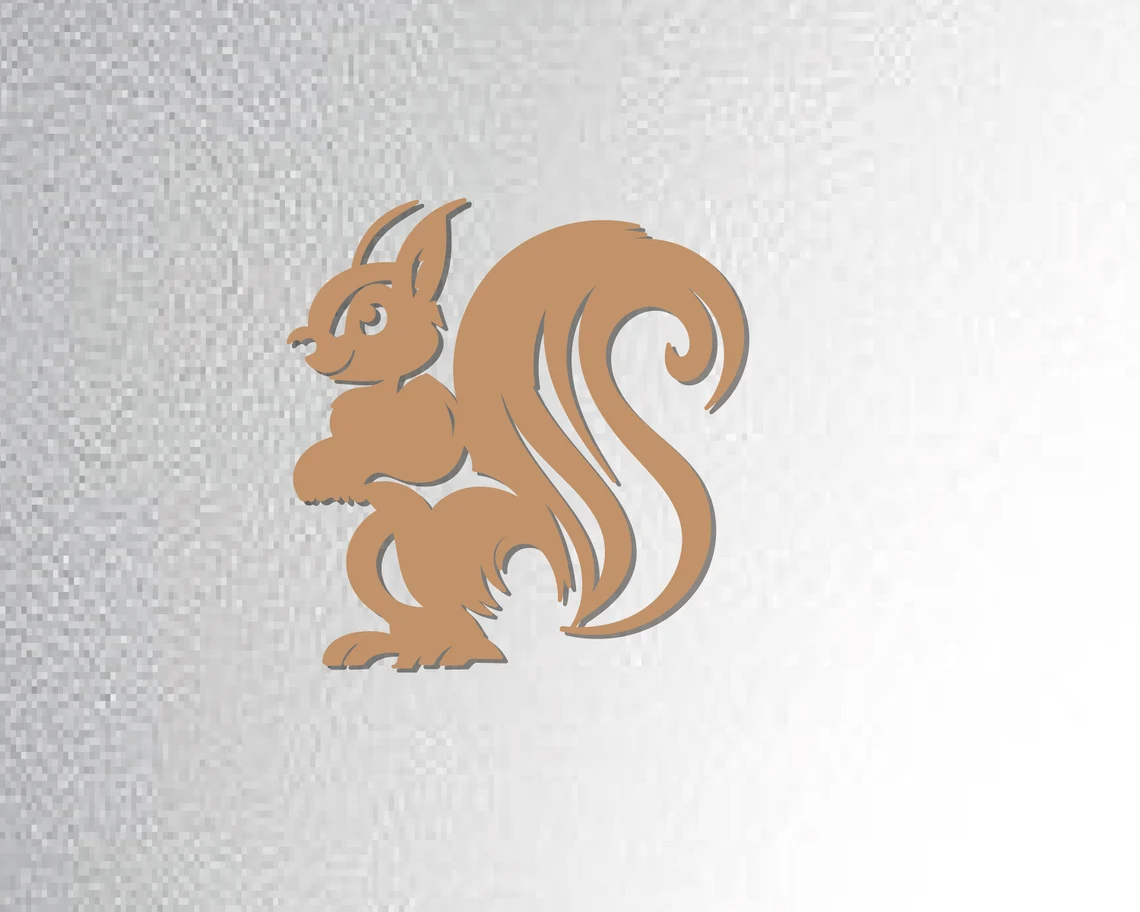 🖼️ Cuadro Colgante Multicapa de Ardilla 🐿️✨ - ETSY - Imagen 5
