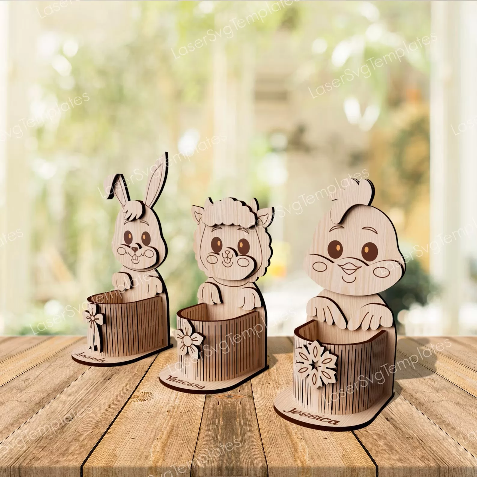 🐰🥚 Soporte para Huevo de Pascua con Forma de Conejo – Diseño Encantador ✨