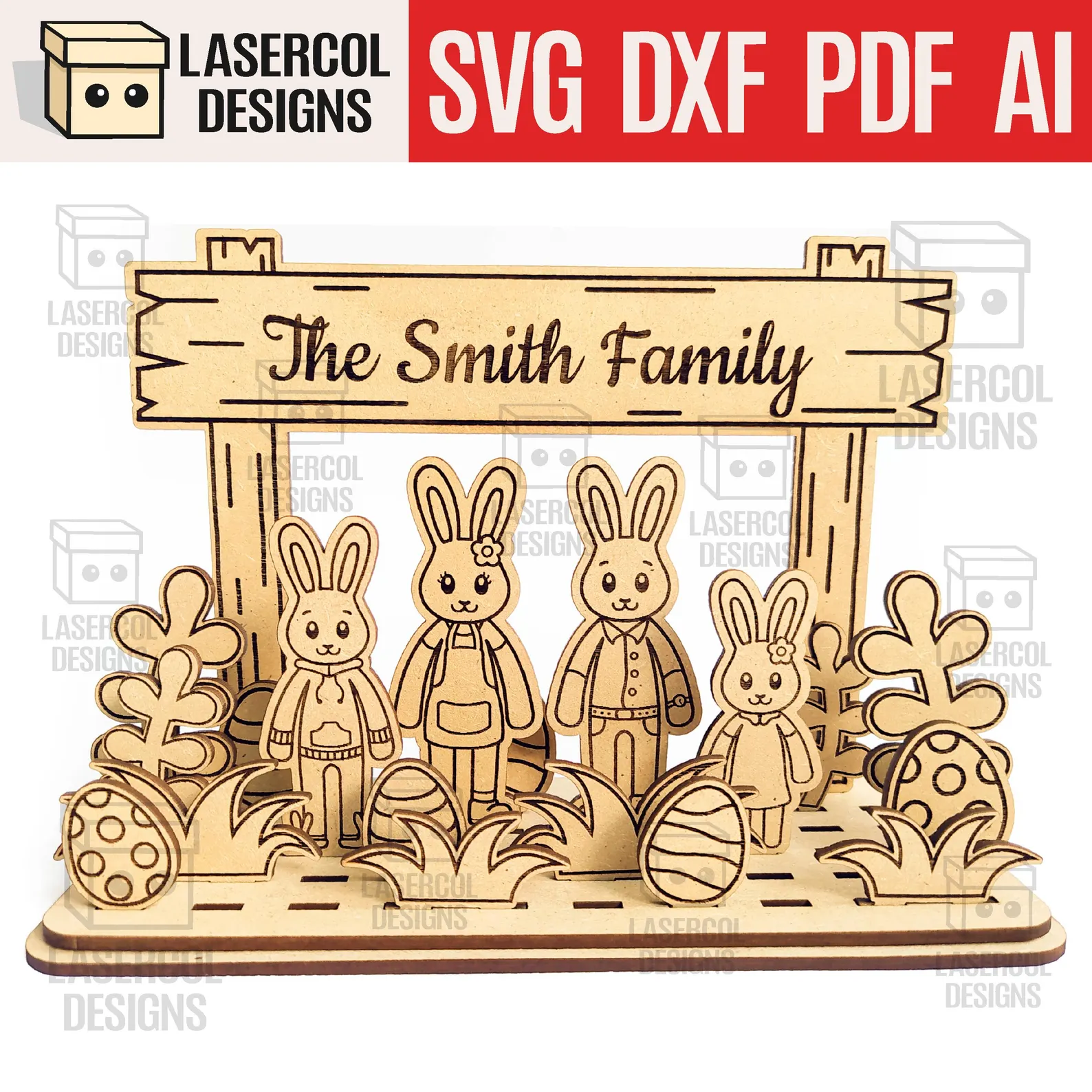 🐰🏡 Diorama Familiar de Conejos de Pascua – 15 Diseños Exclusivos ✨ ETSY