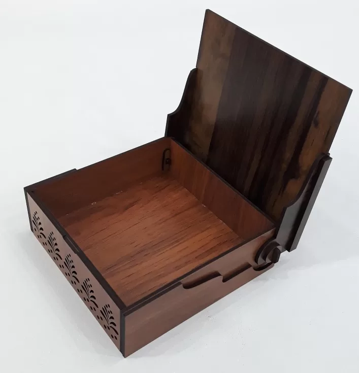 🎁🪵 Caja de Regalo Cortada con Láser – Diseño en 2 Tamaños ✂️📦 - Imagen 2