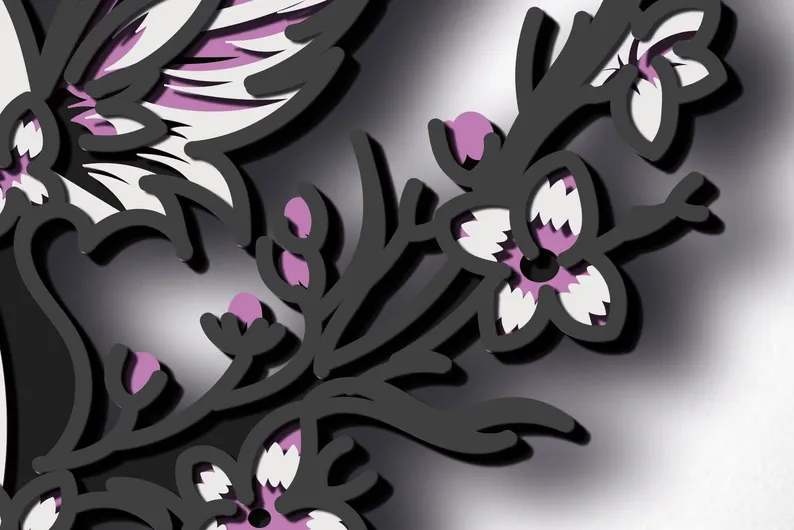 🧚♀️✨ Hada Multicapa – Diseño Mágico para Corte Láser 🌙🌸 - ETSY - Imagen 5