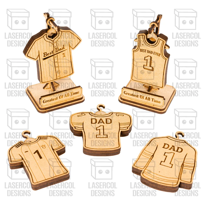🏆👕 Trofeo Deportivo con Placa y Camiseta – Diseño para Corte Láser ✨⚽ - ETSY - Imagen 3
