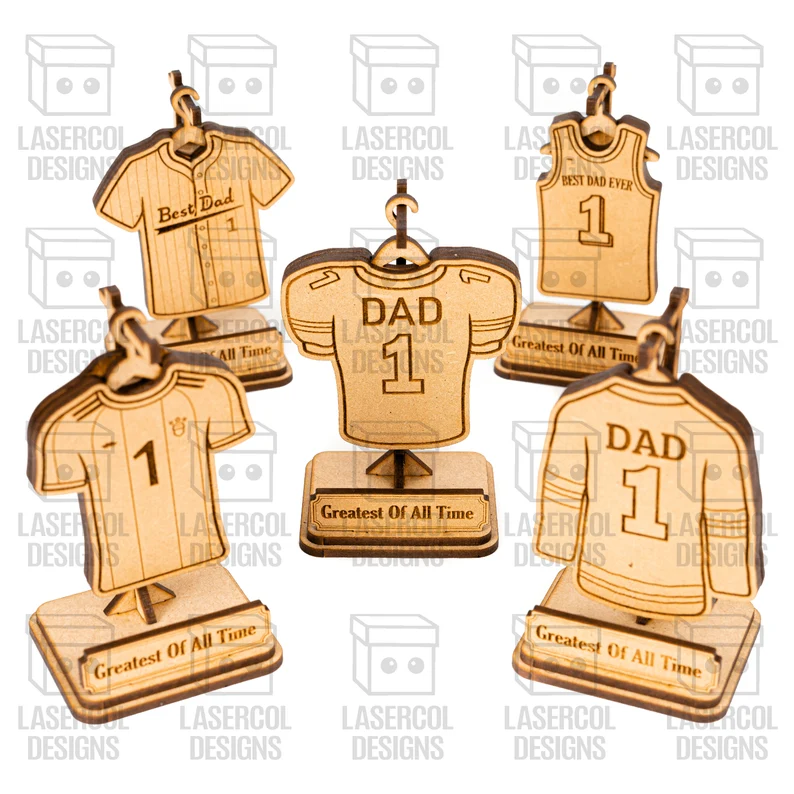🏆👕 Trofeo Deportivo con Placa y Camiseta – Diseño para Corte Láser ✨⚽ - ETSY - Imagen 6