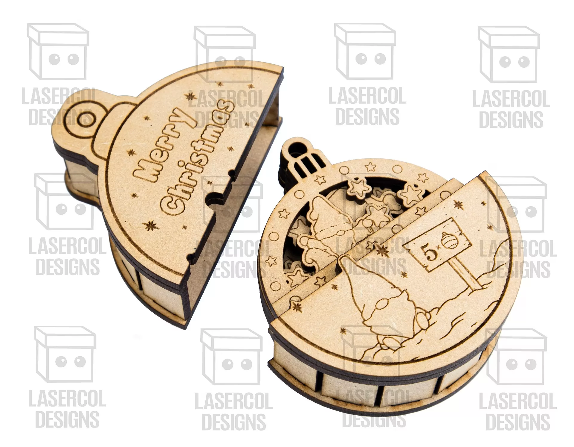 🎁✨ Christmas Ornament Box – 5 Diseños - ETSY ETSY - Imagen 3