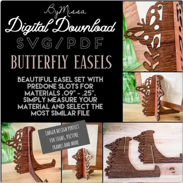 🖼️✨ Porta Retrato Mariposa – Archivo Láser Decorativo - Imagen 2