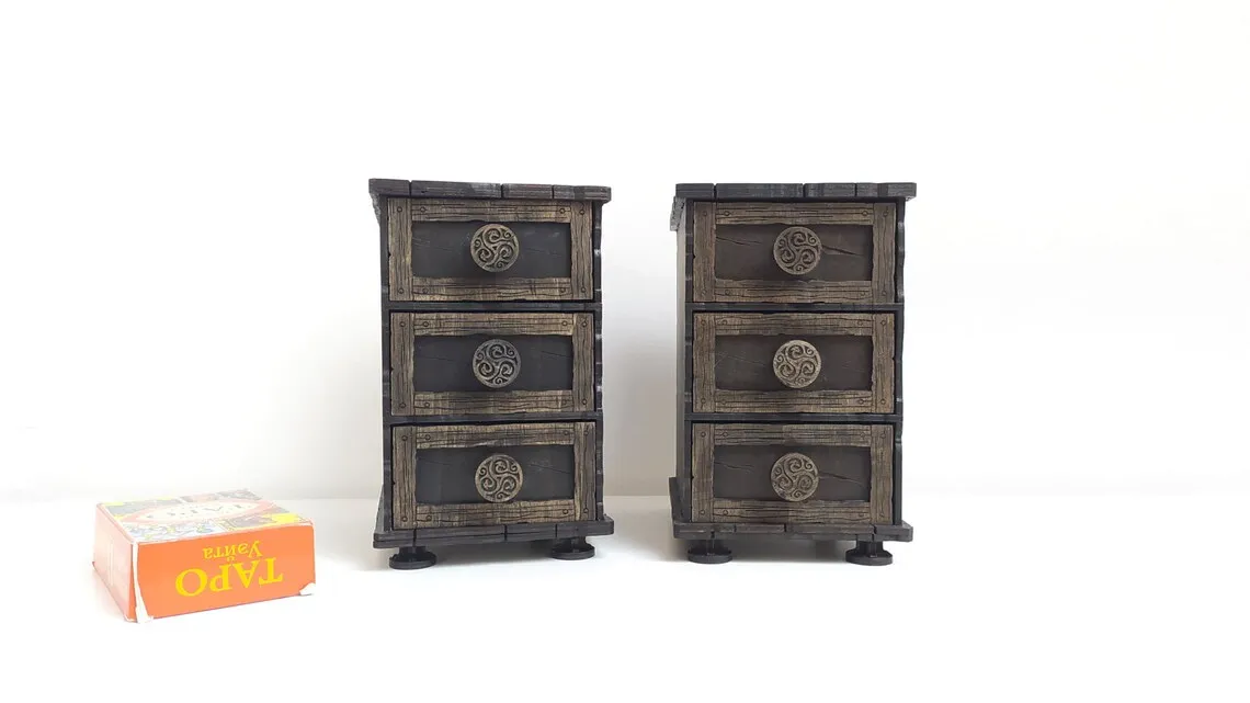 🪵✨ Cómoda Celta de 3 Cajones – Archivo Láser Decorativo y Funcional - Imagen 4