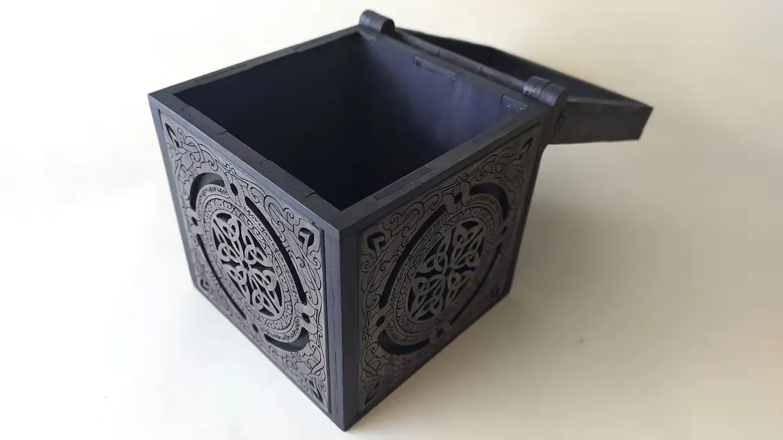 🌀✨ Caja Celta – Archivo Digital para Corte Láser - Imagen 3