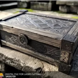 Cómoda de 1 Cajón – Archivo Láser Decorativo