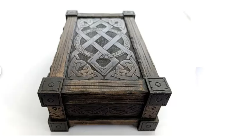 Cómoda de 1 Cajón – Archivo Láser Decorativo - Imagen 3