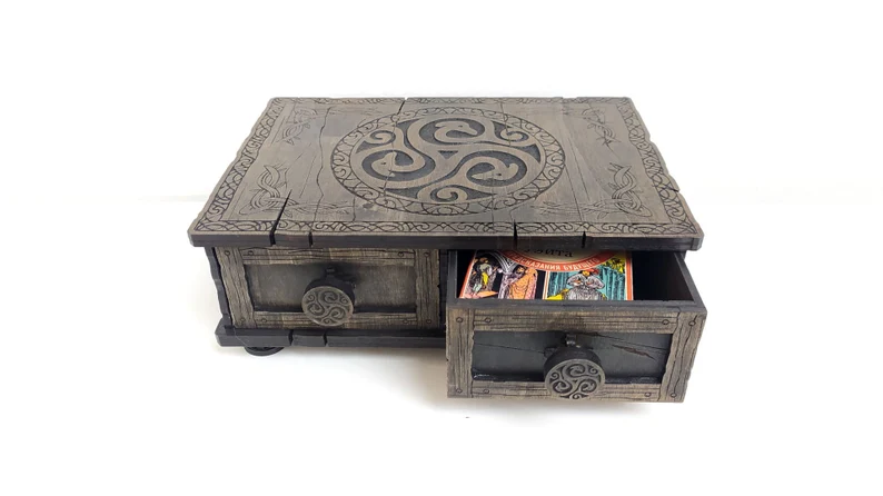 💍✨ Caja Joyero de 2 Cajones – Archivo Láser - Imagen 8