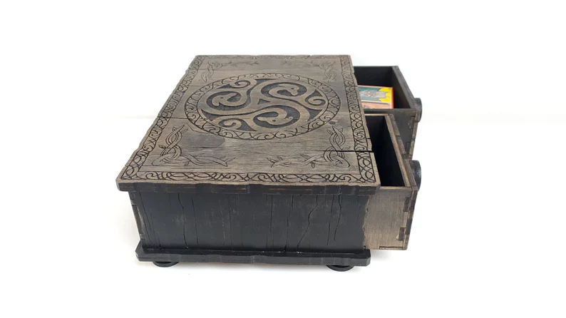 💍✨ Caja Joyero de 2 Cajones – Archivo Láser - Imagen 6