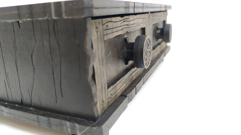 💍✨ Caja Joyero de 2 Cajones – Archivo Láser - Imagen 4