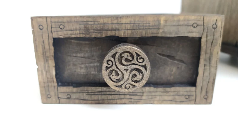 💍✨ Caja Joyero de 2 Cajones – Archivo Láser - Imagen 3