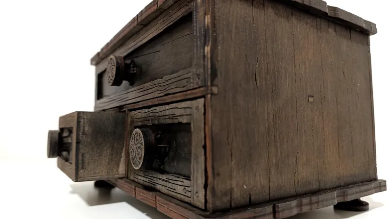 💍✨ Caja Joyero de 3 Cajones – Archivo Láser - Imagen 6