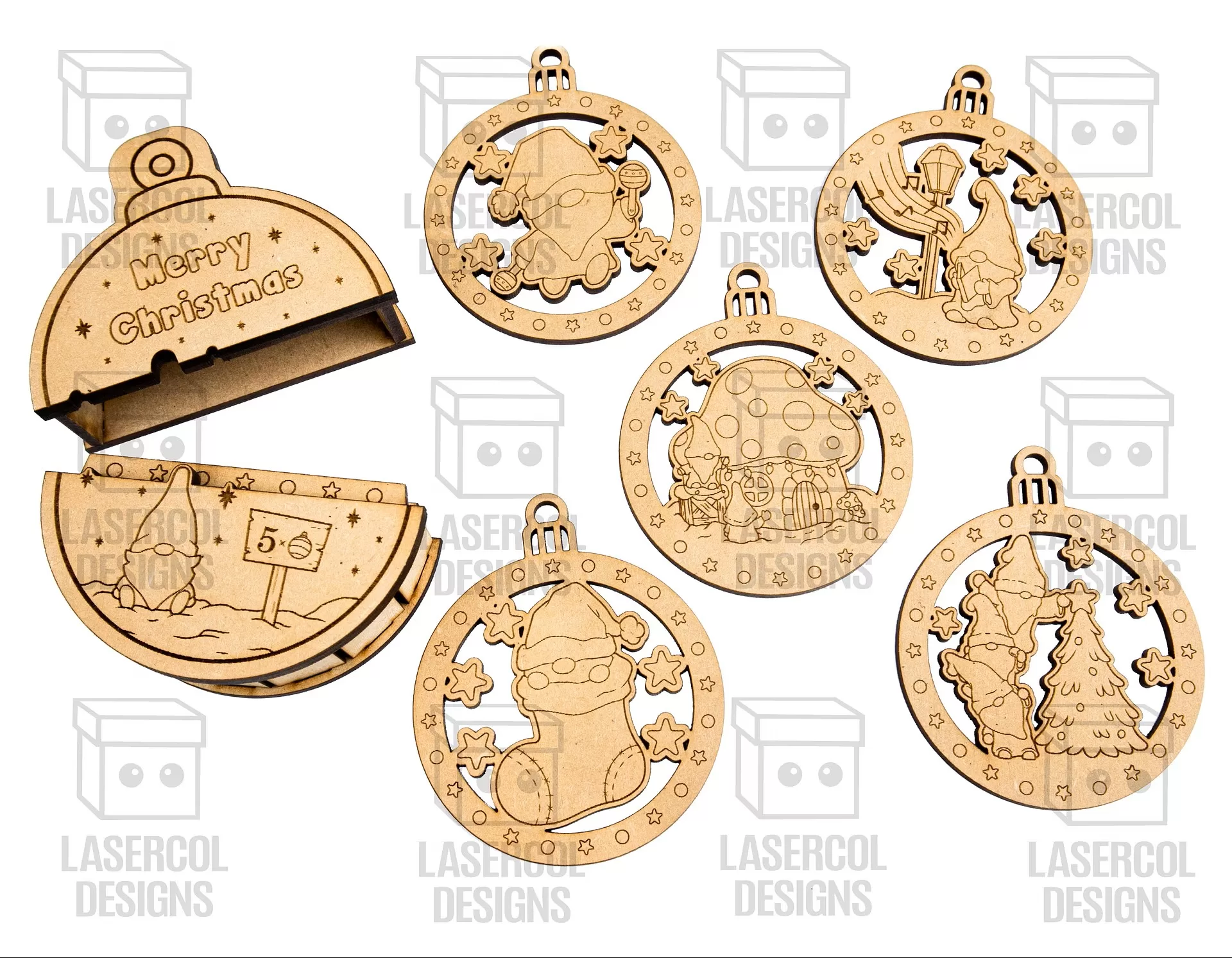 🎁✨ Christmas Ornament Box – 5 Diseños - ETSY ETSY - Imagen 8