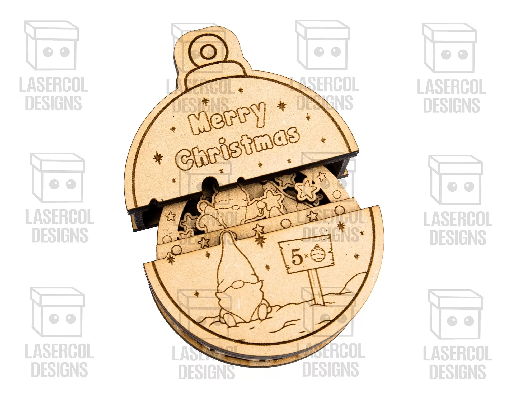 🎁✨ Christmas Ornament Box – 5 Diseños - ETSY ETSY - Imagen 2